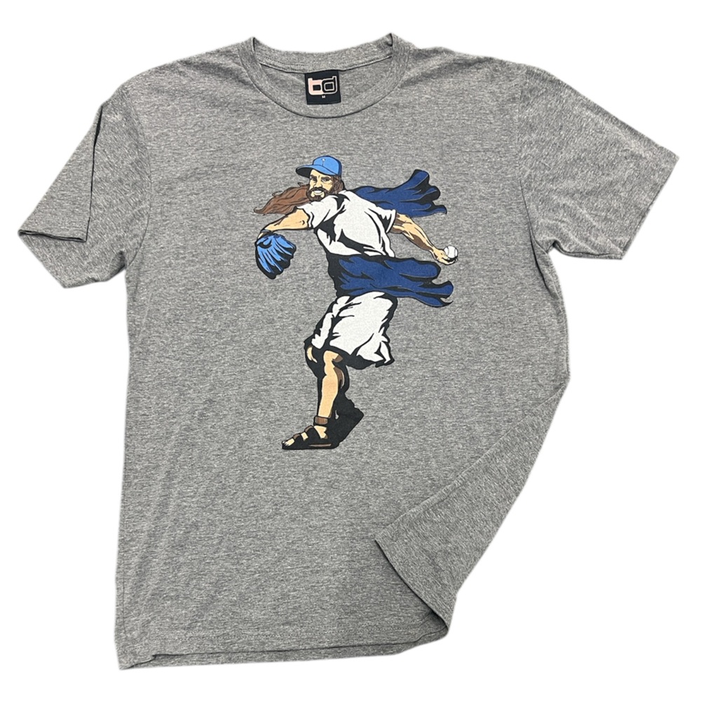 Beautiful Demise Strikeout Jesus Baseball T Shirt Size M